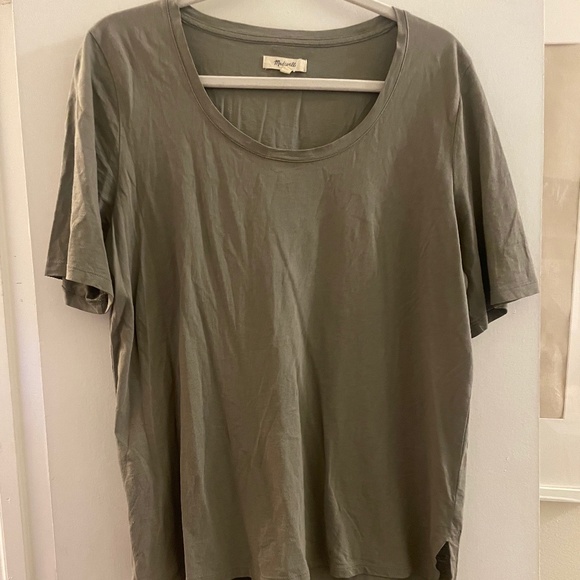 Madewell, Green Oversize Tee, L - Picture 1 of 2